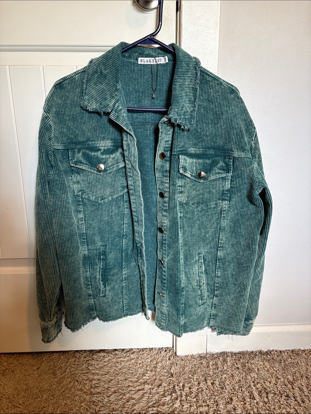 Blakely Green Corduroy Jacket